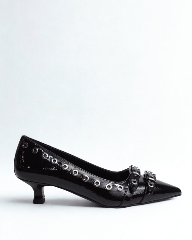 Décolleté naplack nero - Piedi Folli