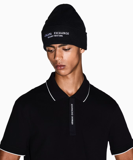 Cappello beanie Milano/ New York ASV nero