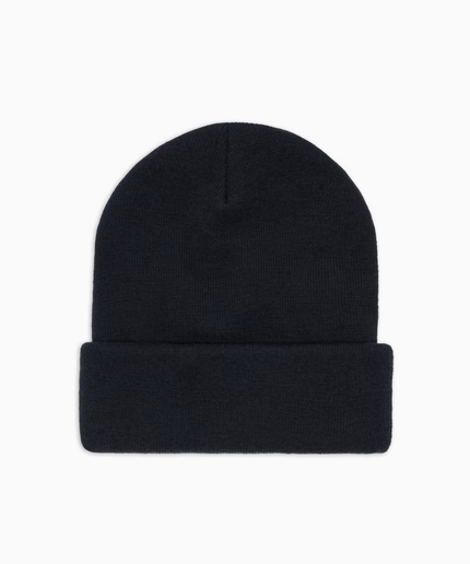 Cappello nero beanie con logo ny asv