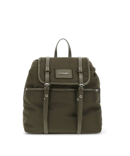 zaino in nylon oliva