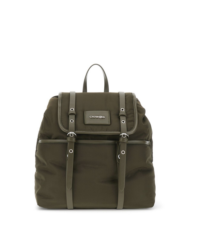zaino in nylon oliva