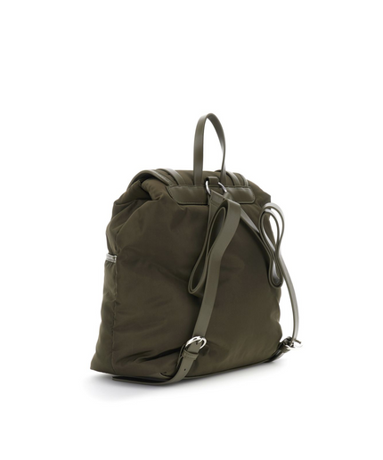 zaino in nylon oliva
