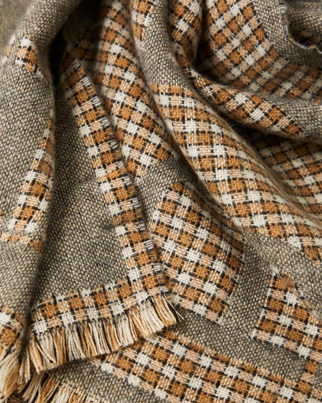 Stola jacquard con Oval T check