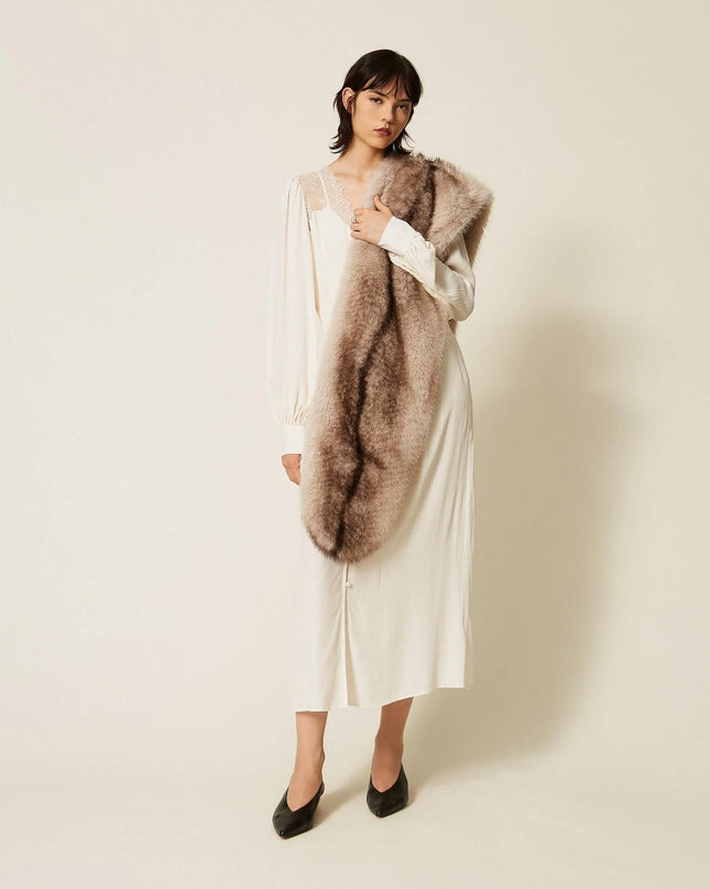 Stola in faux fur