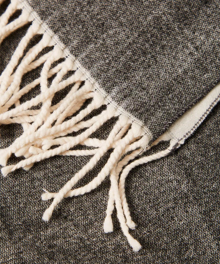 Sciarpa in panno jacquard con logo