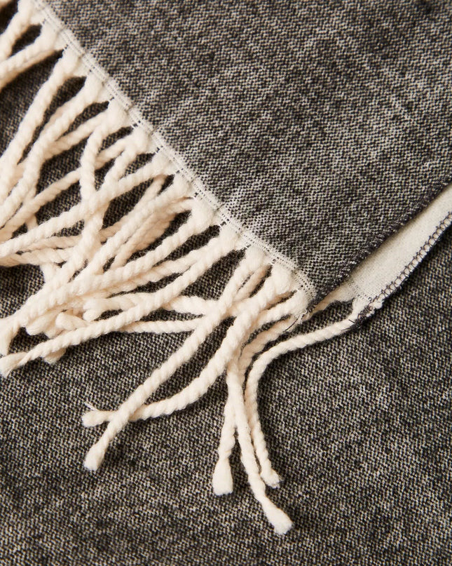 Sciarpa in panno jacquard con logo