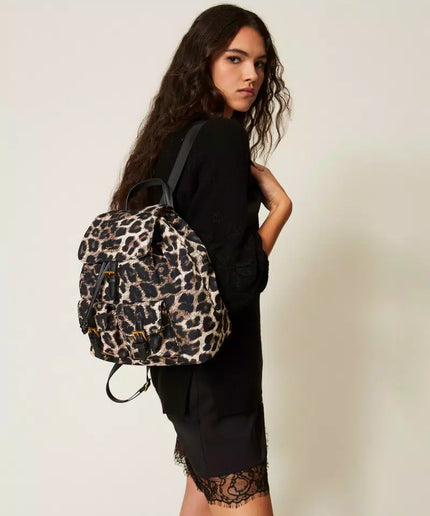 Zaino a stampa animalier