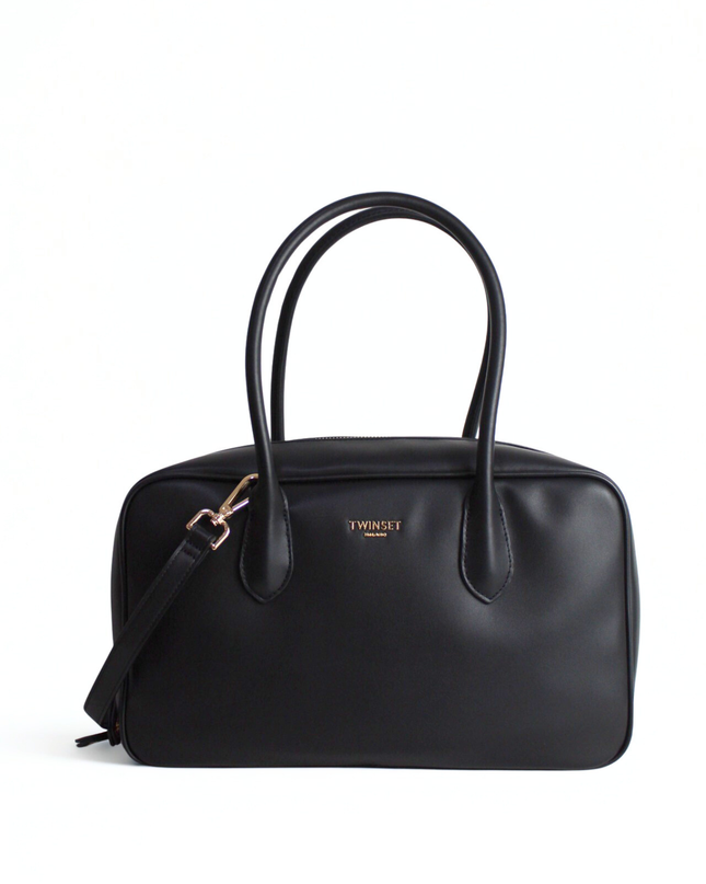 Borsa bauletto grande con logo
