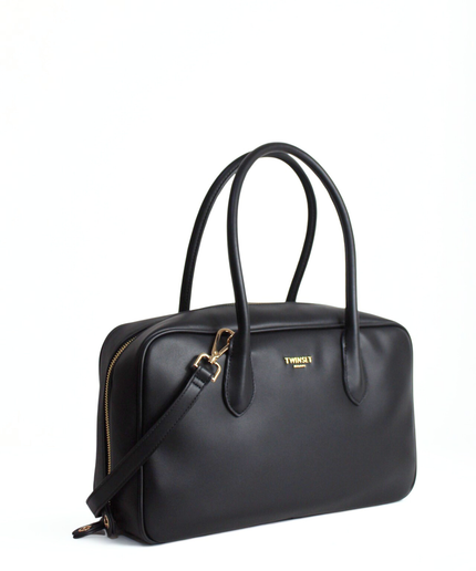 Borsa bauletto grande con logo