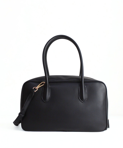 Borsa bauletto grande con logo