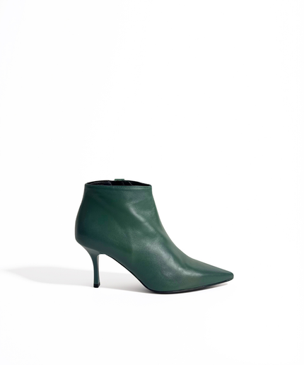 Tronchetto in Pelle verde