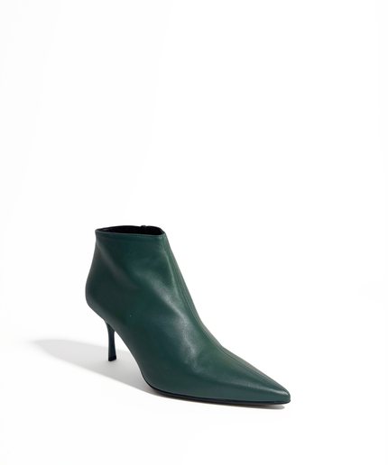 Tronchetto in Pelle verde