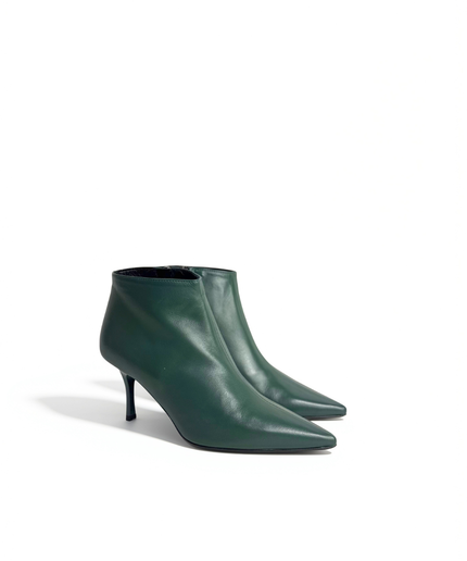 Tronchetto in Pelle verde