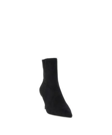 Tronchetto in camoscio nero
