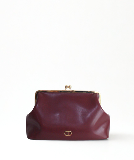 Borsa a tracolla a clutch con Oval T