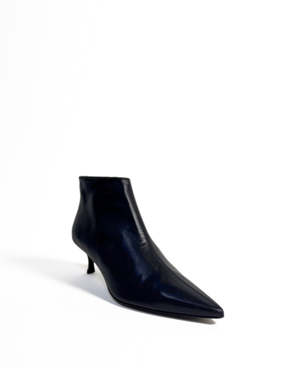 Tronchetto in Pelle nero