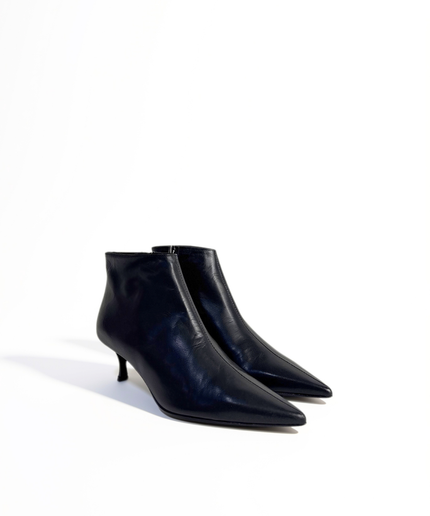 Tronchetto in Pelle nero