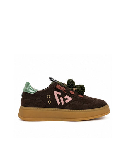 Sneakers crosta dark brown