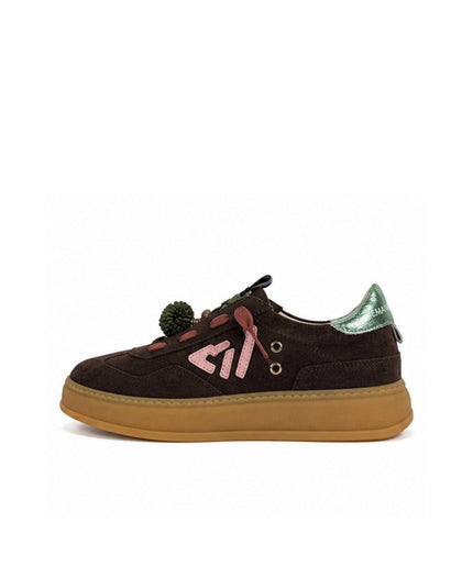 Sneakers crosta dark brown