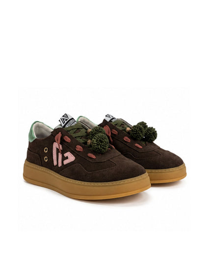 Sneakers crosta dark brown