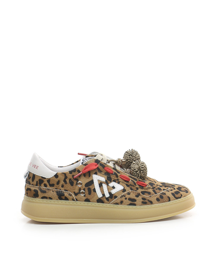 Sneakers pixi cavallino leopard