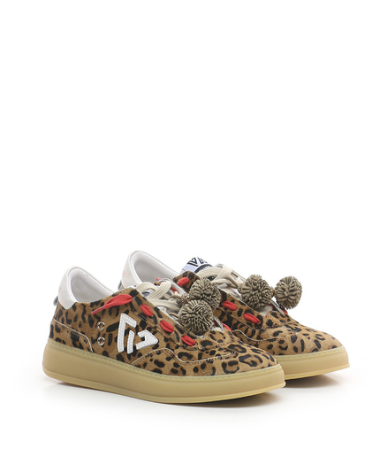 Sneakers pixi cavallino leopard