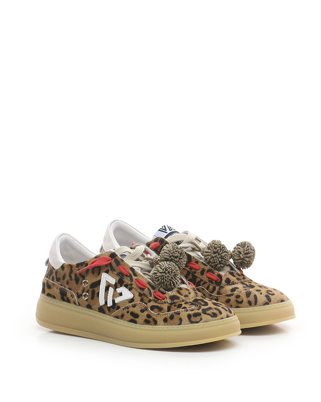 Sneakers pixi cavallino leopard