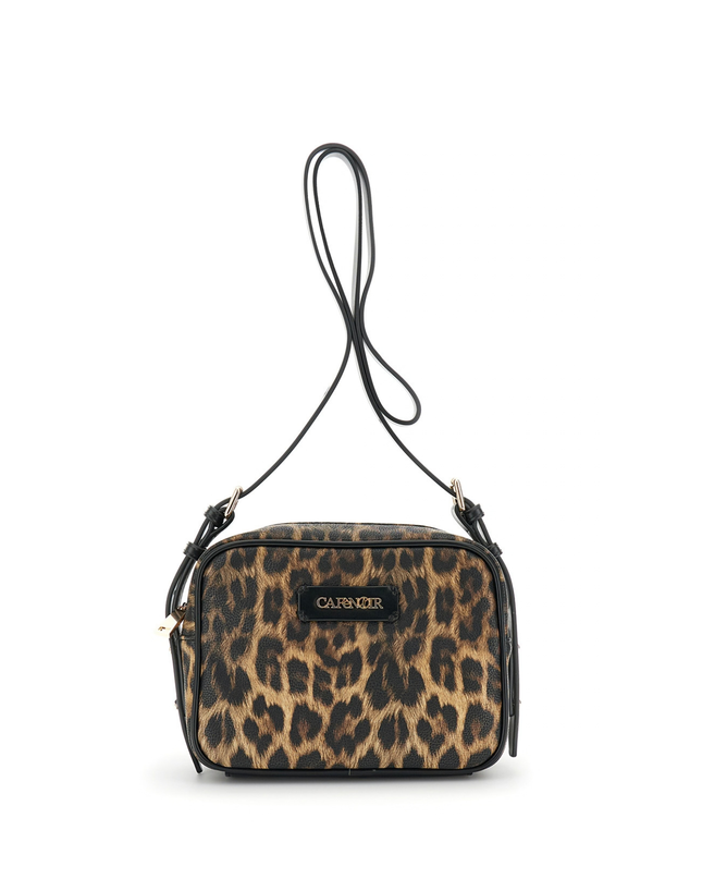 Borsa camera bag stampa leopardo