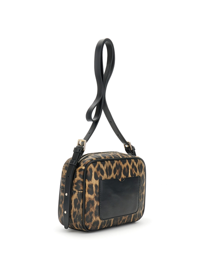 Borsa camera bag stampa leopardo