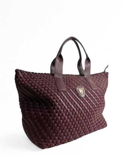 Borsa tote bordeaux