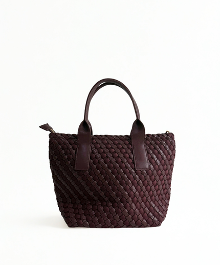 Borsa tote bag bordeaux