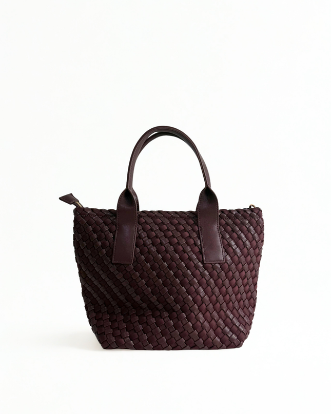 Borsa tote bag bordeaux