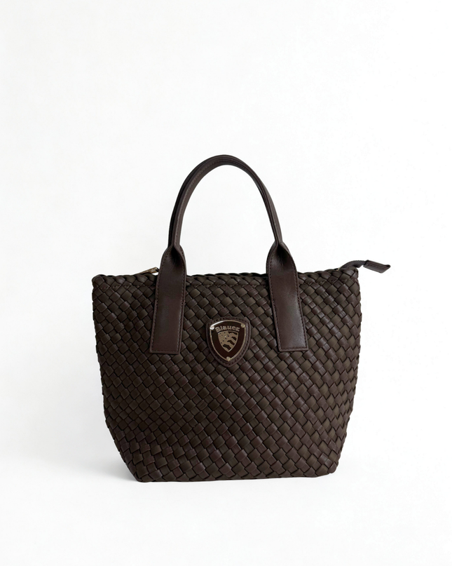 Borsa tote bag dark brown