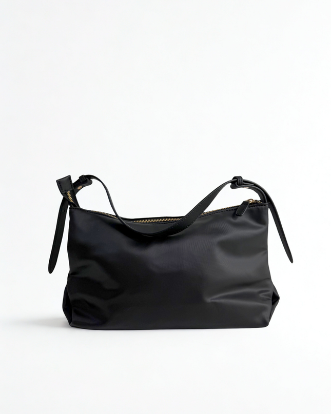 Borsa nylon crossbody black
