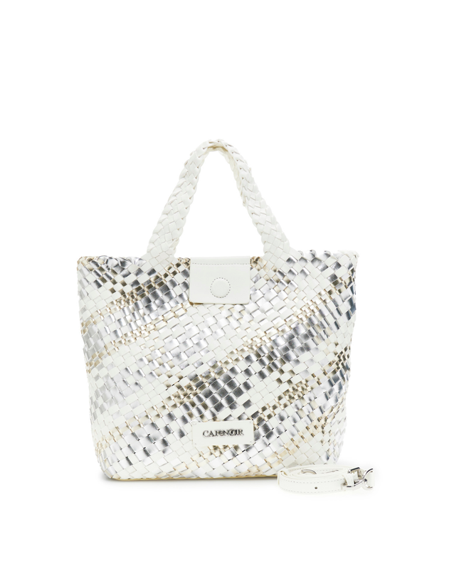 Borsa tote intrecciata