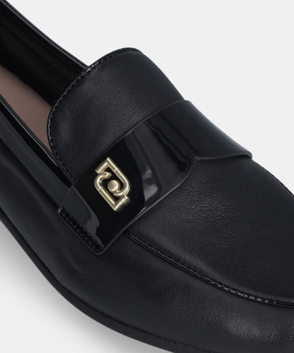 Mocassino in pelle nero