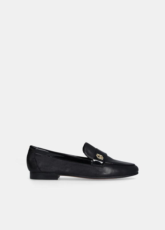 Mocassino in pelle nero