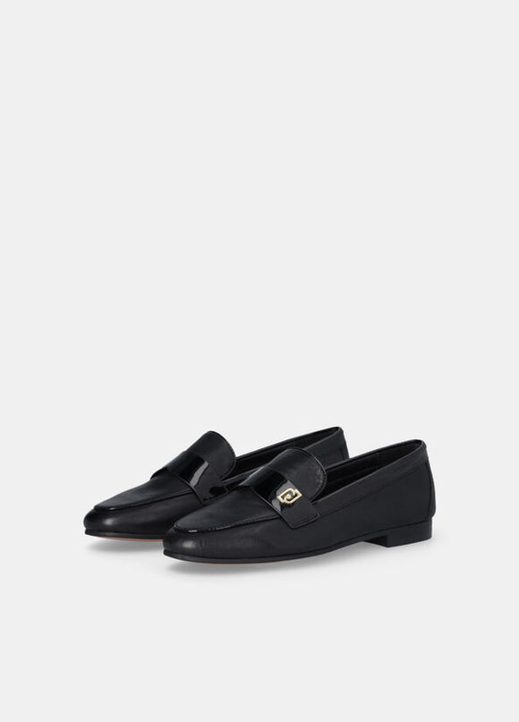 Mocassino in pelle nero