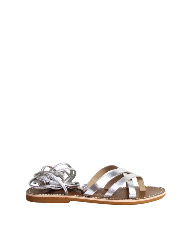 Leather slave sandal