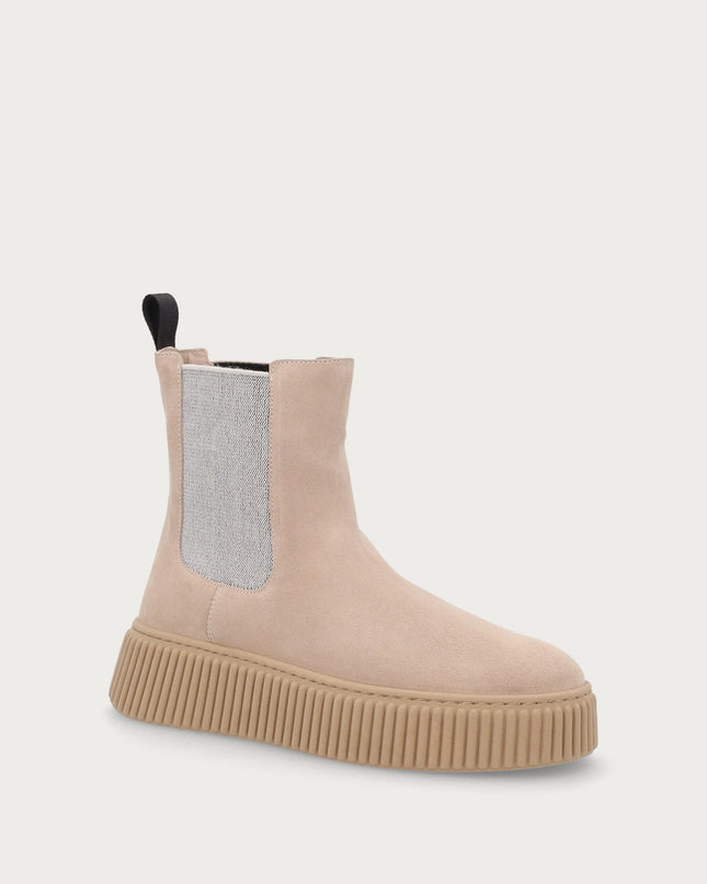 Beatles sporty-casual in pelle scamosciata