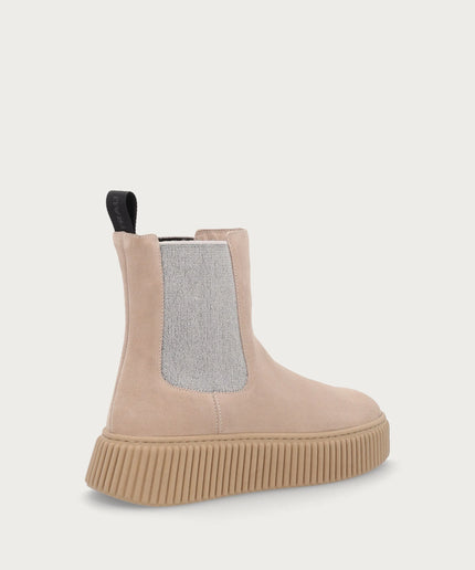 Beatles sporty-casual in pelle scamosciata