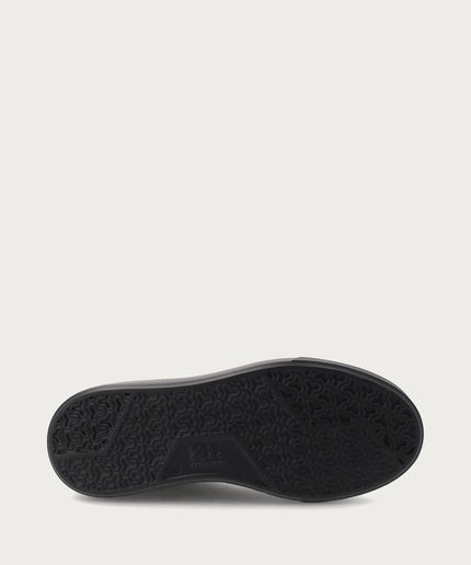 Beatles sporty Donna in pelle lucida nera
