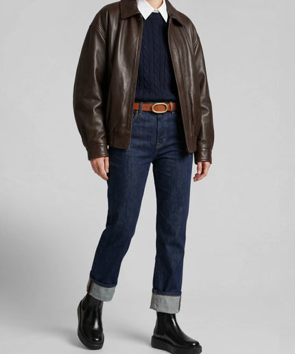 Beatles sporty Donna in pelle lucida nera