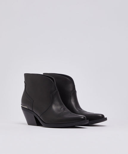 Stivaletti texani in pelle