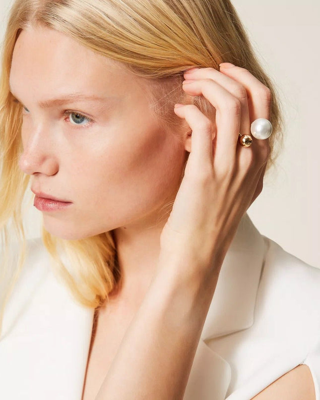 Anello con perla - Piedi Folli