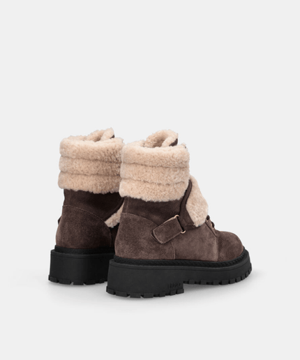 Anfibi in suede con dettagli warm - Piedi Folli