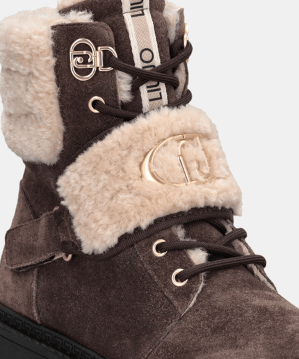 Anfibi in suede con dettagli warm - Piedi Folli