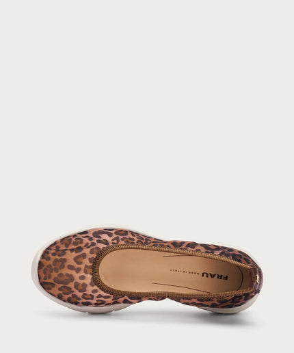 Ballerina in rete leopardata - Piedi Folli