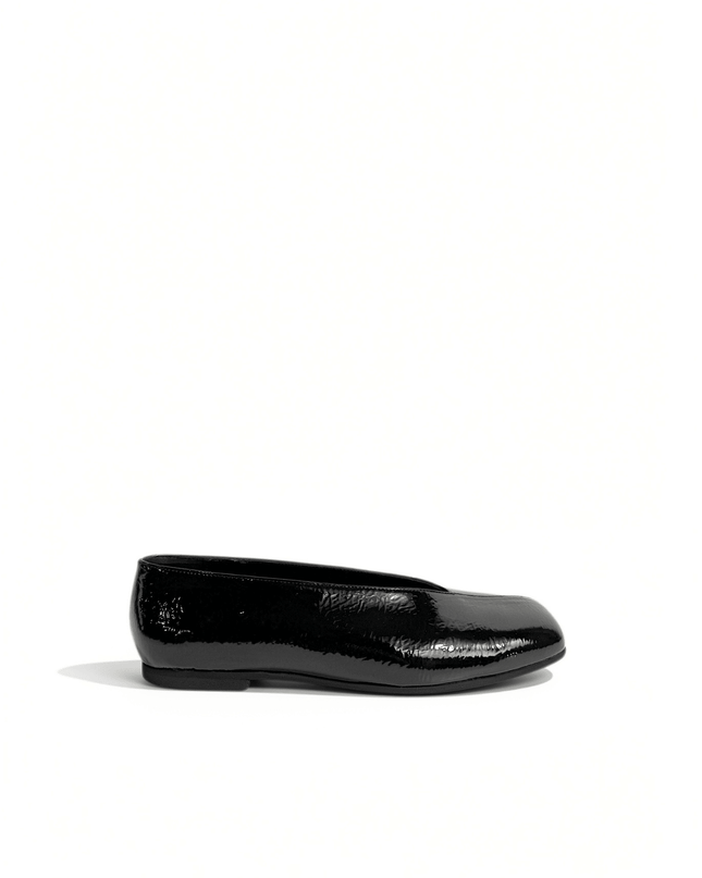 Ballerina in vernice nero - Piedi Folli