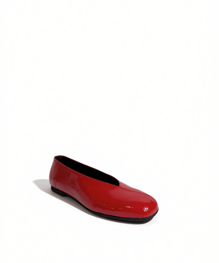 Ballerina in vernice rossa - Piedi Folli